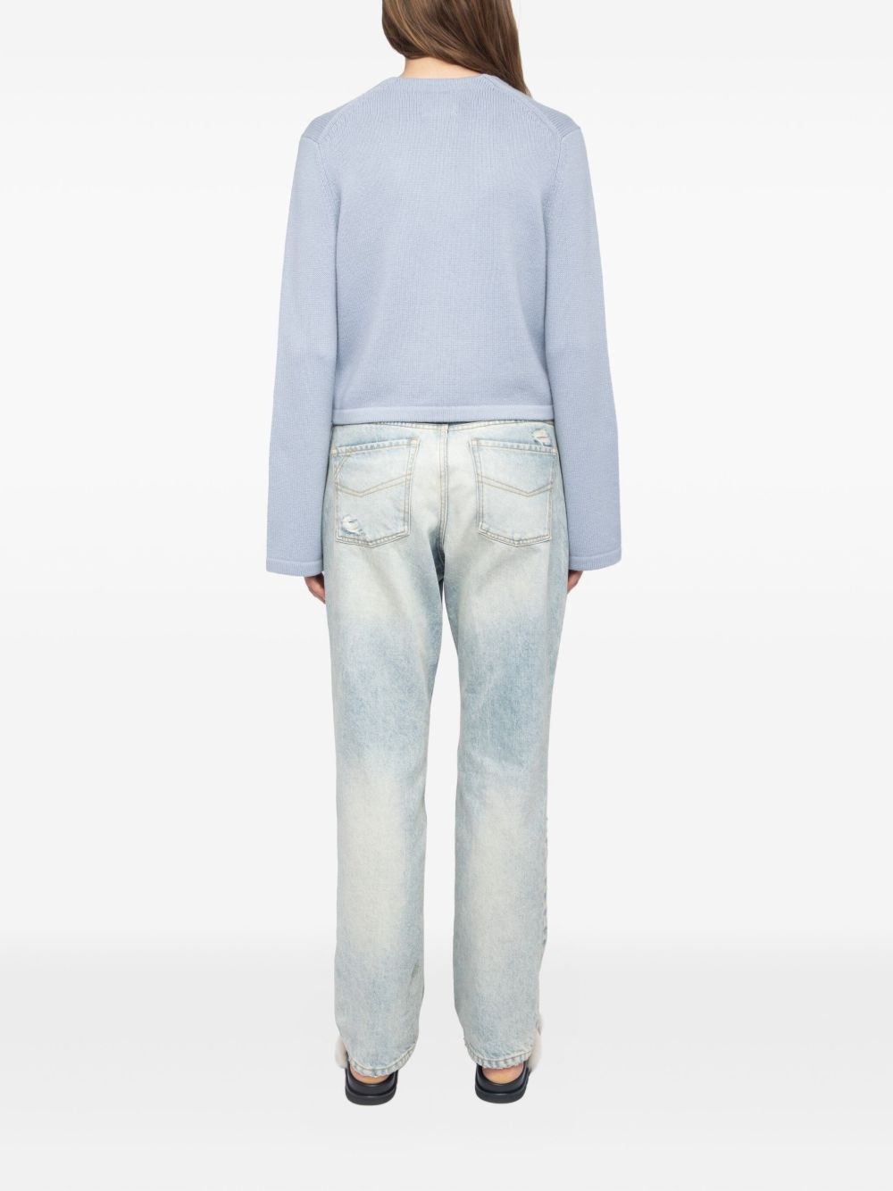 wide-sleeve cashmere cardigan - 3