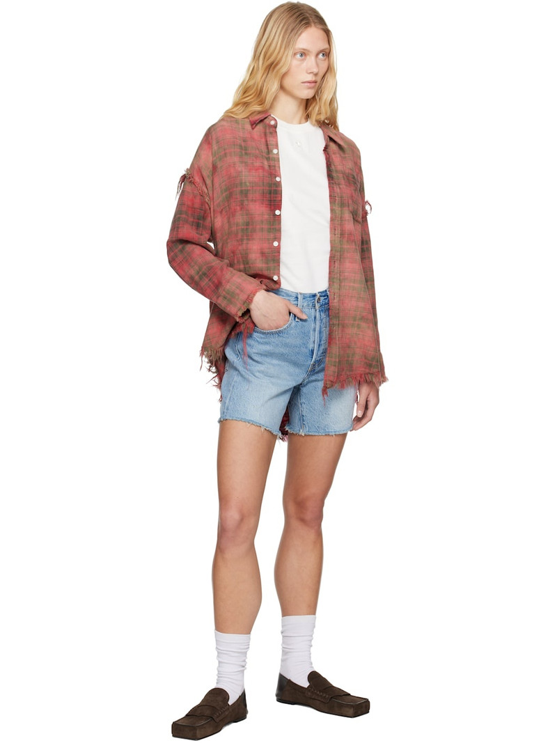 Levi's Blue 501 Original Fit Mid-Thigh Lightweight Denim Shorts outlook