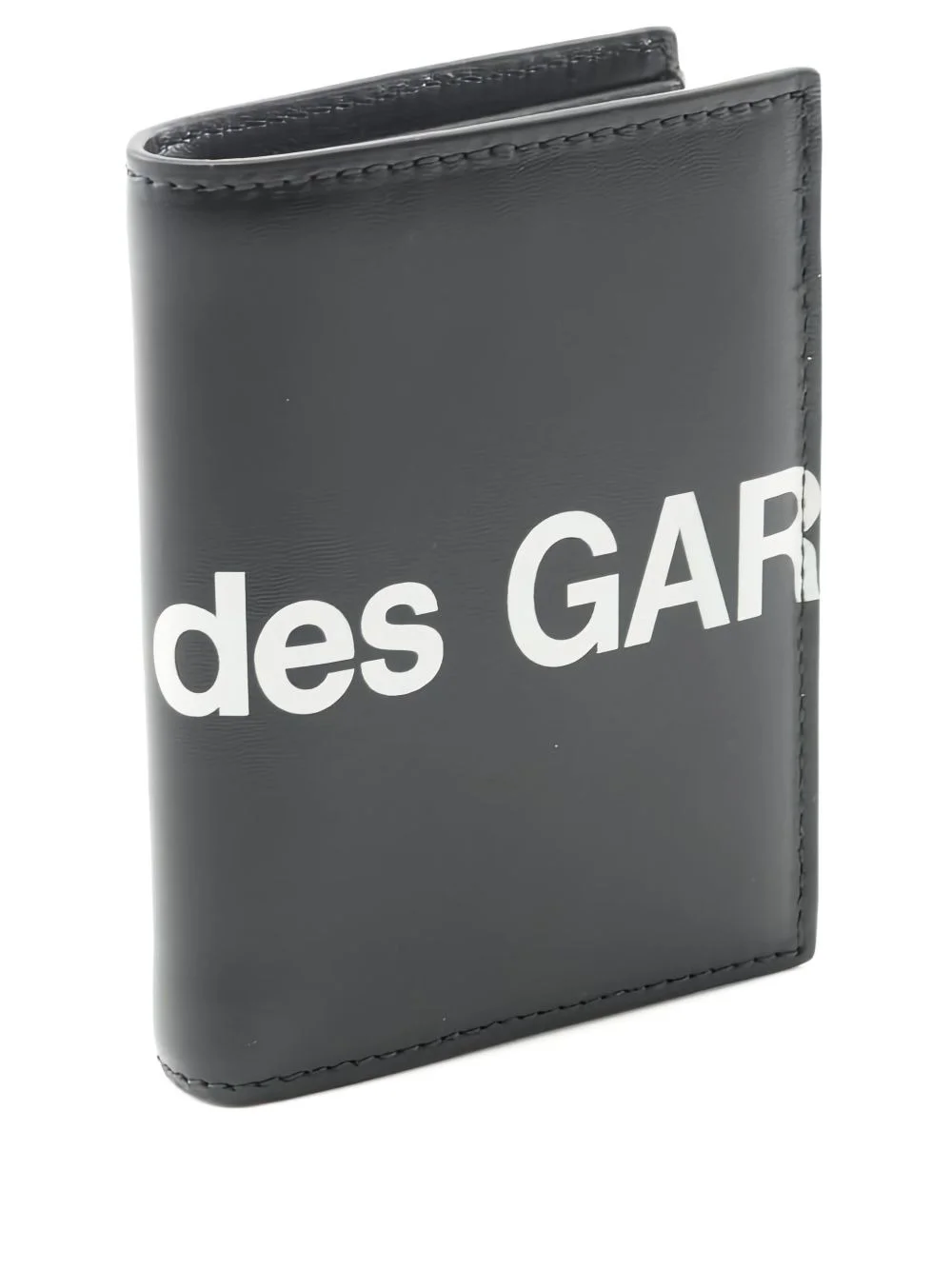 logo-print bi-fold leather wallet - 1
