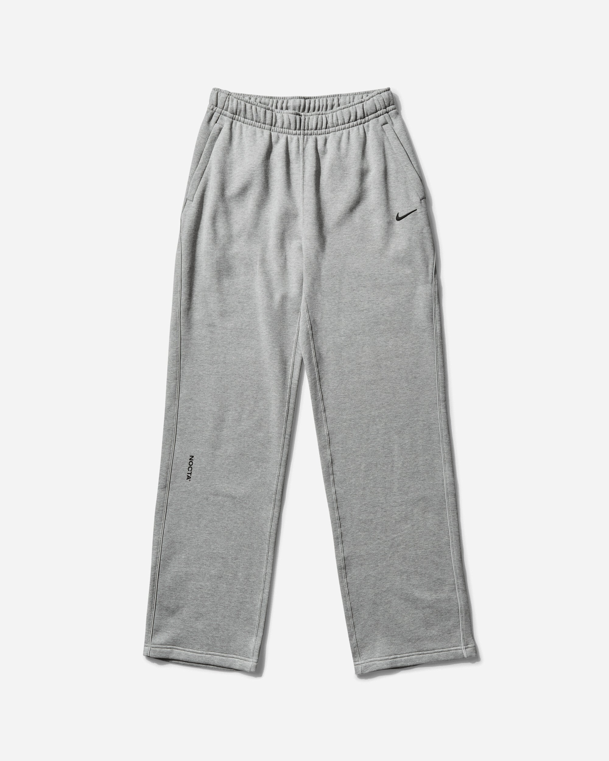 Men's NOCTA Open Hem Fleece Pants Dark Grey Heather - 1