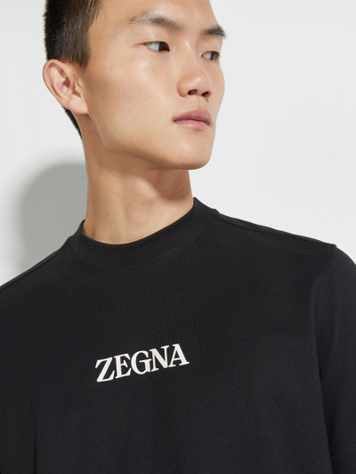 ZEGNA BLACK #USETHEEXISTING™ COTTON T-SHIRT outlook