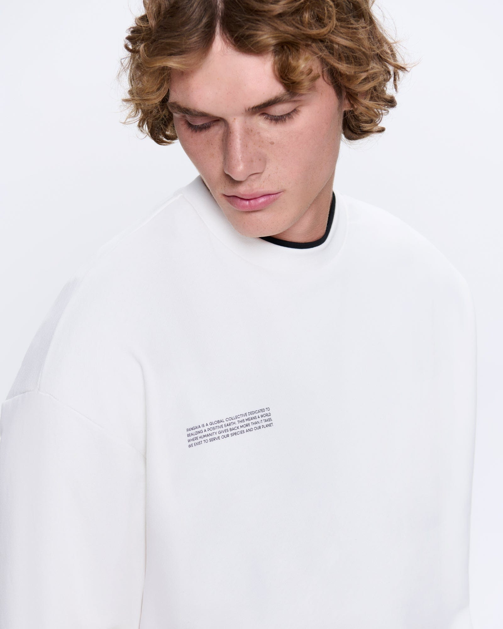 Mens 365 Midweight Sweatshirt - Off-White - 4