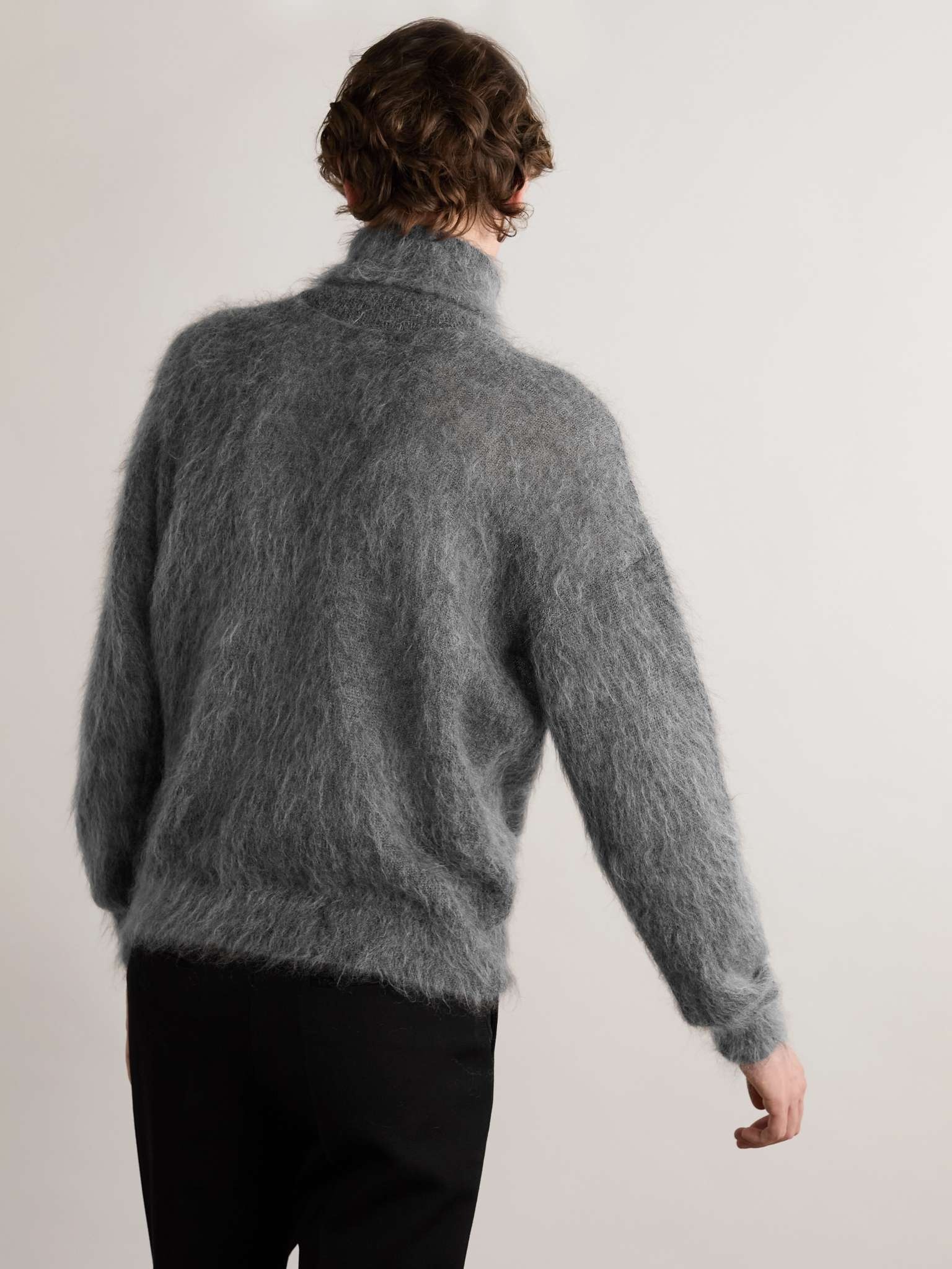 Mohair-Blend Rollneck Sweater - 3