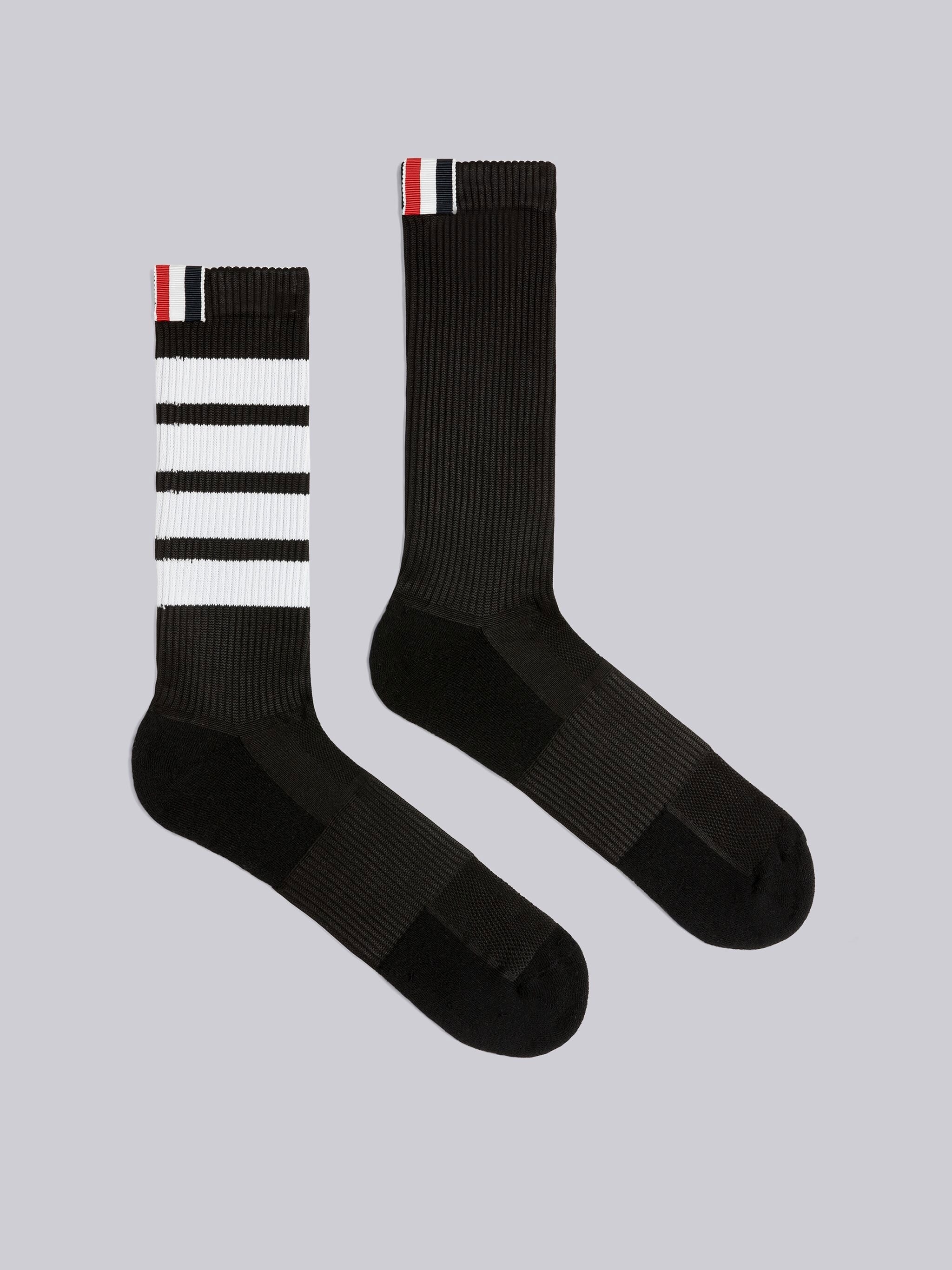 POLYESTER TECH 4-BAR MID CALF SOCKS - 1