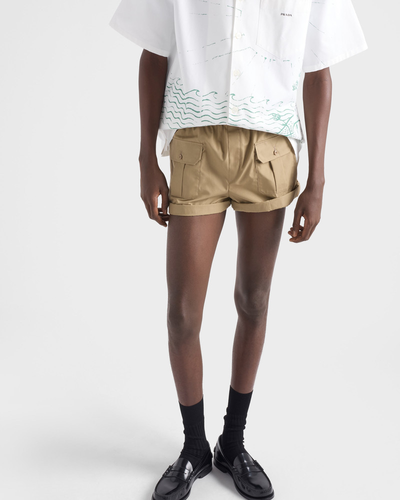 Cotton poplin Bermudas 3