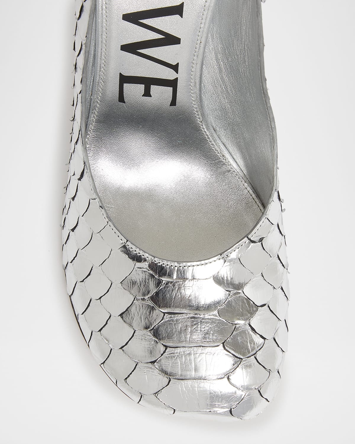Toy Metallic Python Pumps - 5