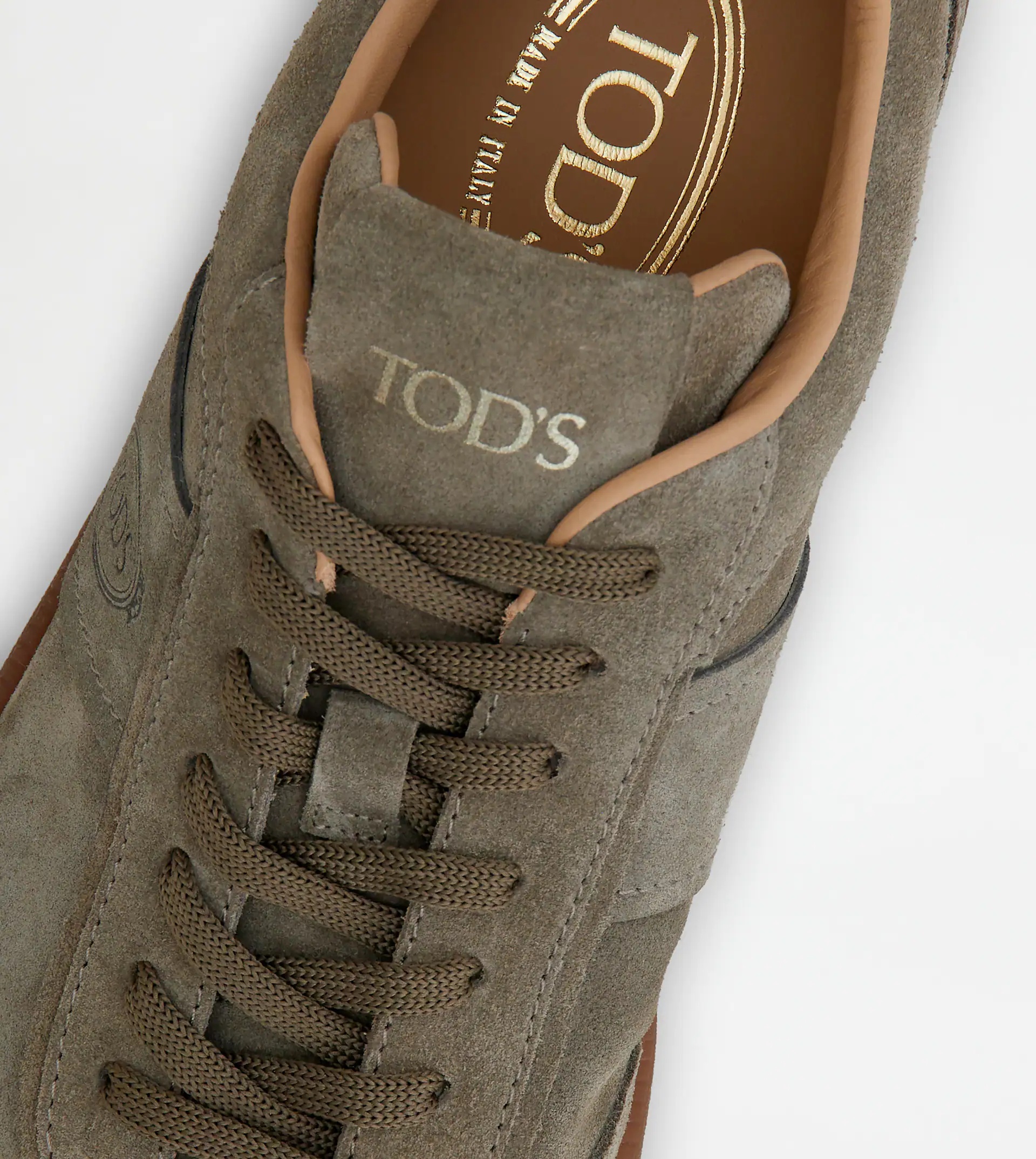 TOD'S TABS SNEAKERS IN SUEDE - BEIGE - 6