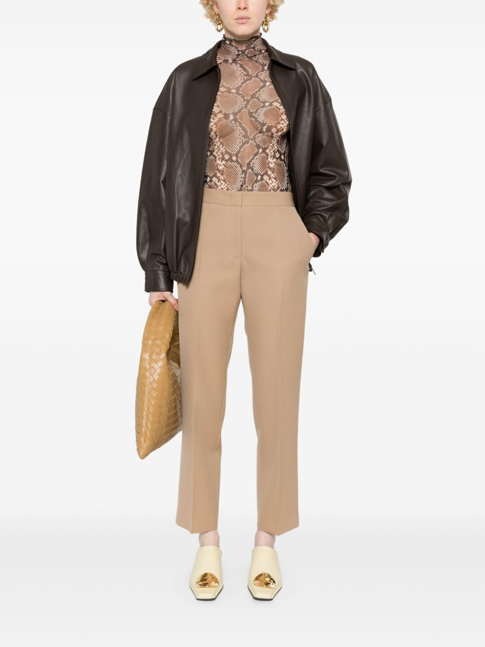 Jil Sander Women Slightly Cropped Tailored Pant - 5