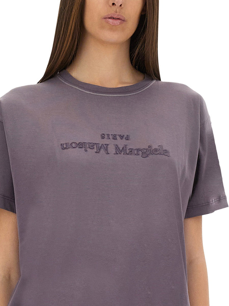 Maison Margiela Women Reverse Logo T-Shirt - 3