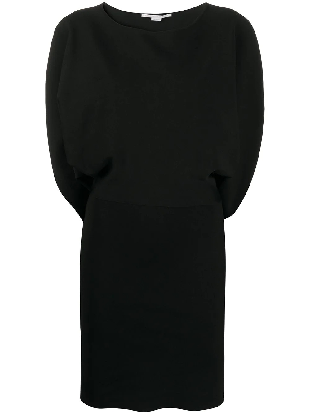 split-sleeve fitted dress - 1