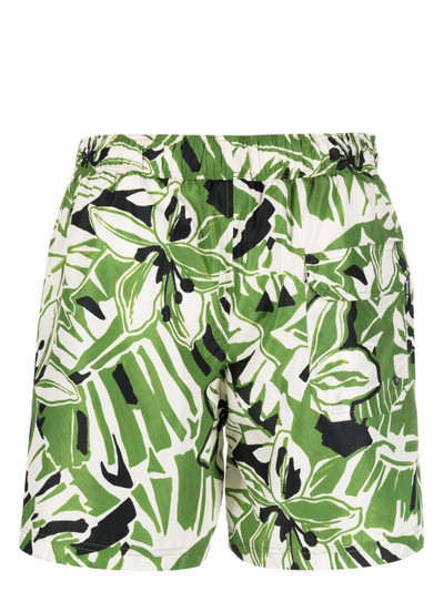 Palm Angels floral-print drawstring swim shorts outlook