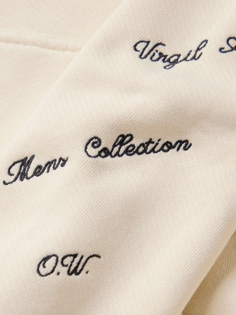 Embroidered Cotton-Jersey Hoodie 3