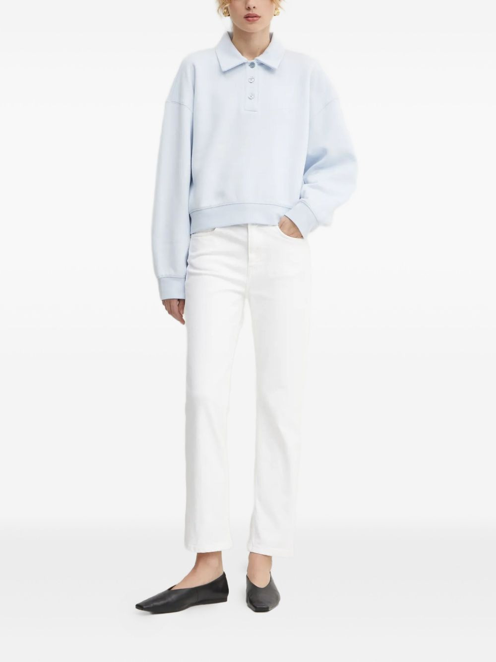 long-sleeve polo shirt - 2