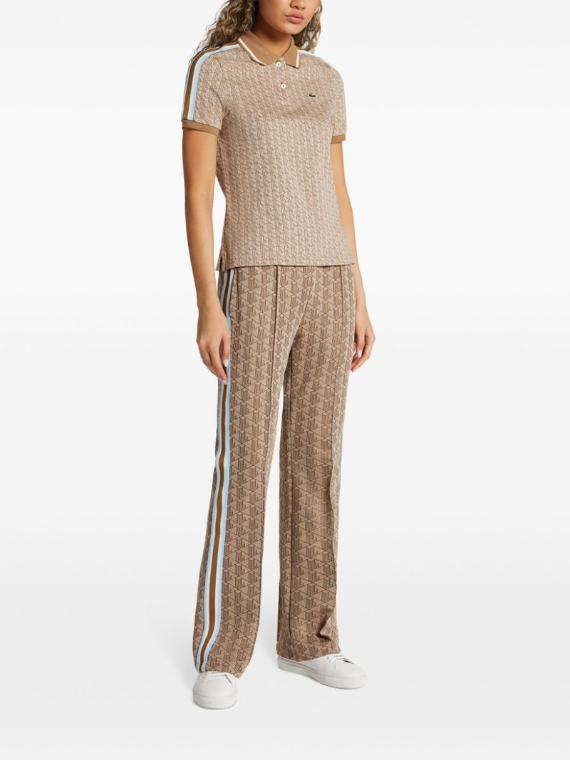 LACOSTE monogram-pattern track pants outlook