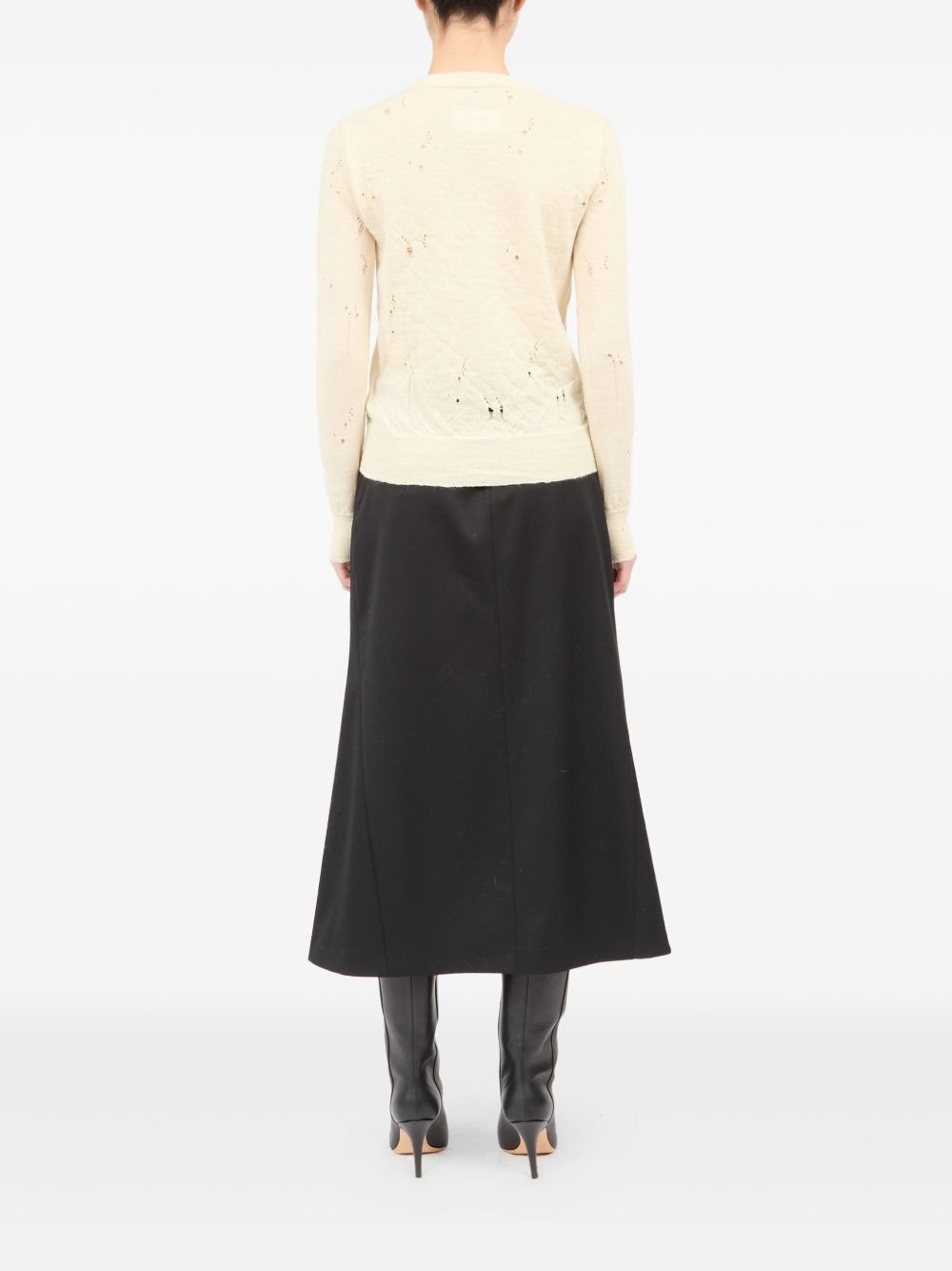 button-up cardigan - 4