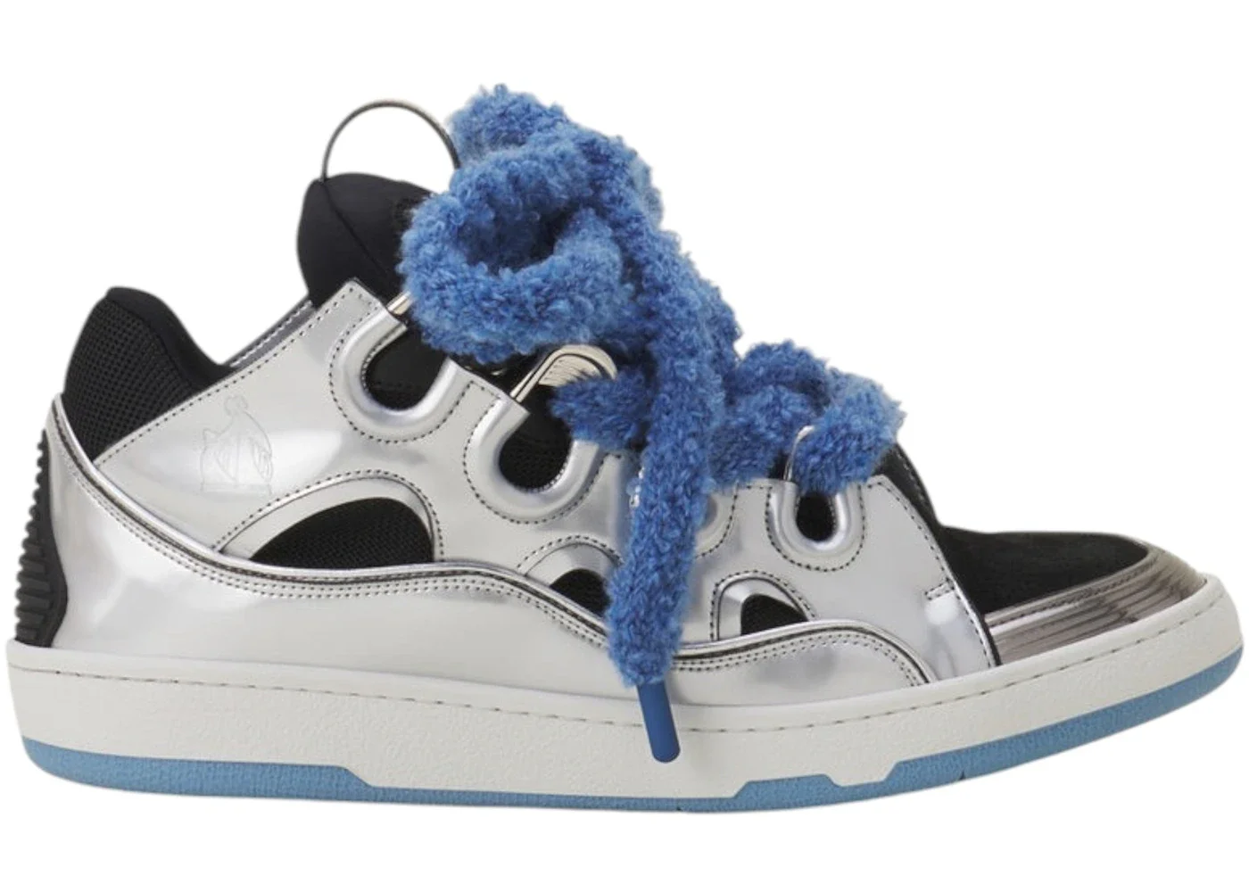 Lanvin Leather Curb Silver - 1