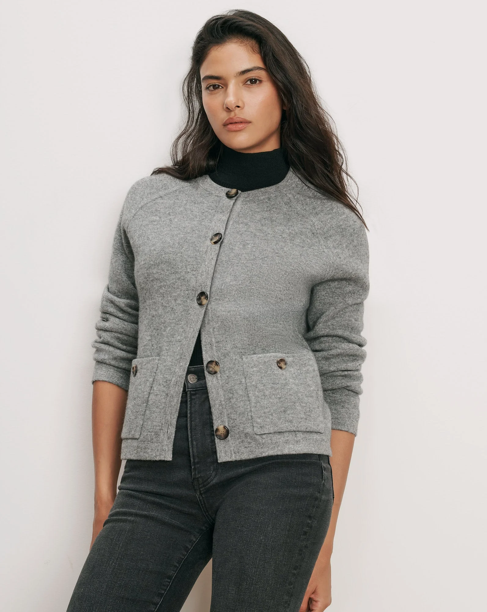 ELWOOD MERINO WOOL CARDIGAN - 1