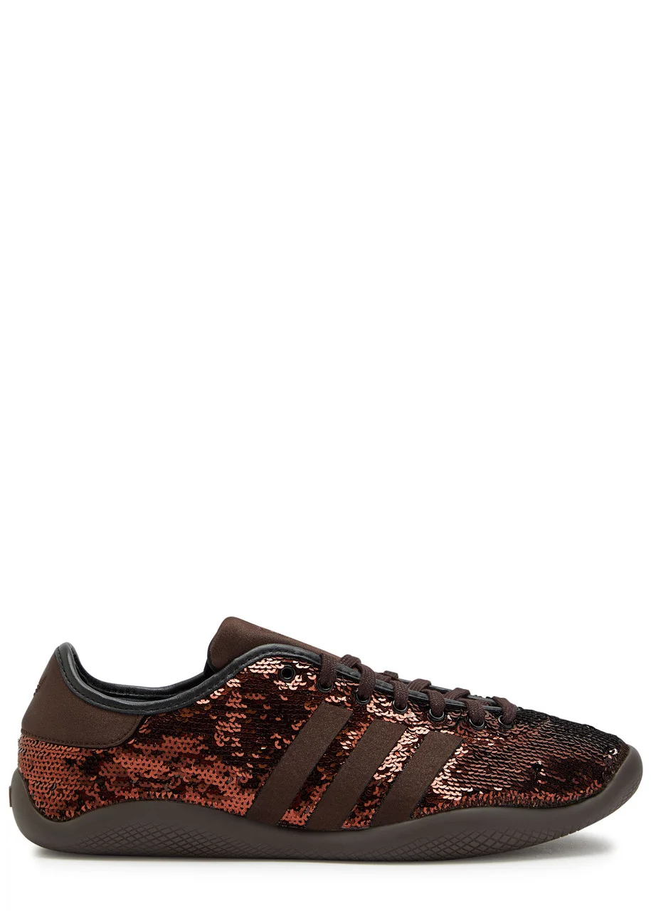 Adidas X Wales Bonner X Wales Bonner Karintha Sequin and Satin Sneakers - 1