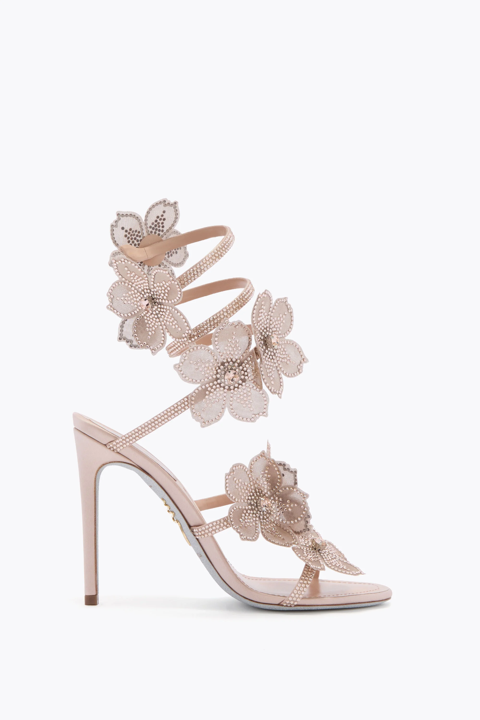PEACH FLOWER BLUSH PINK SANDAL 105 - 1