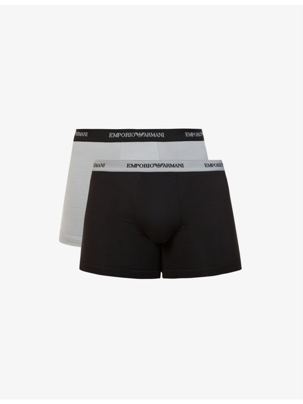 Pack of two logo-embellished stretch-cotton boxers - 1