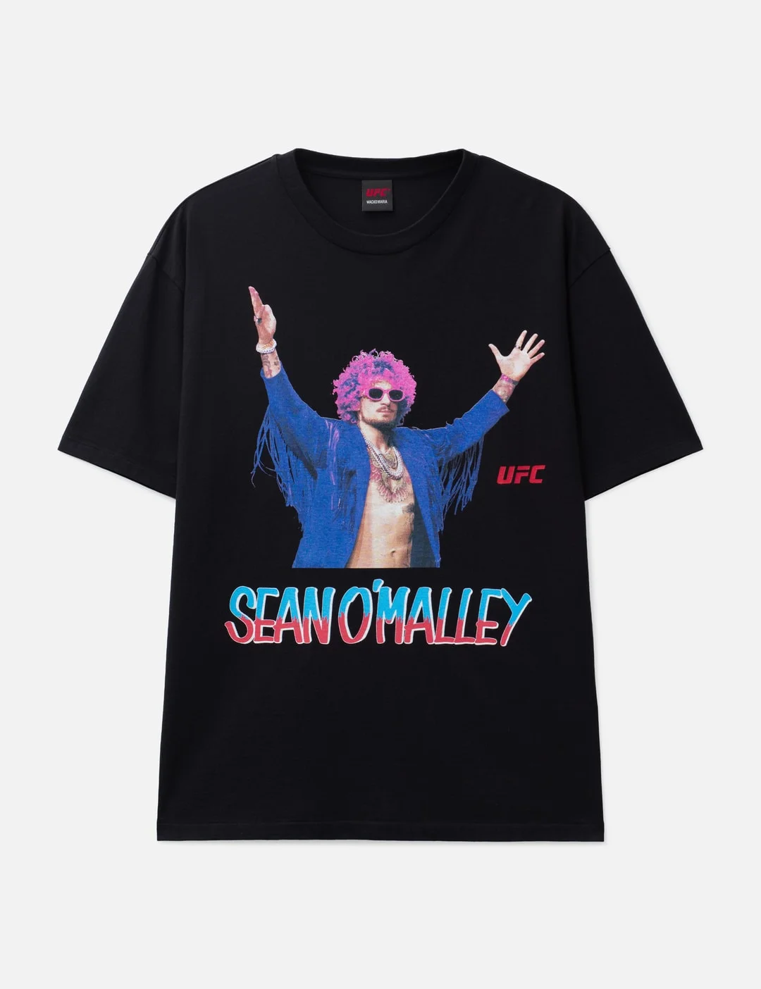 UFC / WASHED HEAVY WEIGHT CREWNECK T-SHIRT - 1