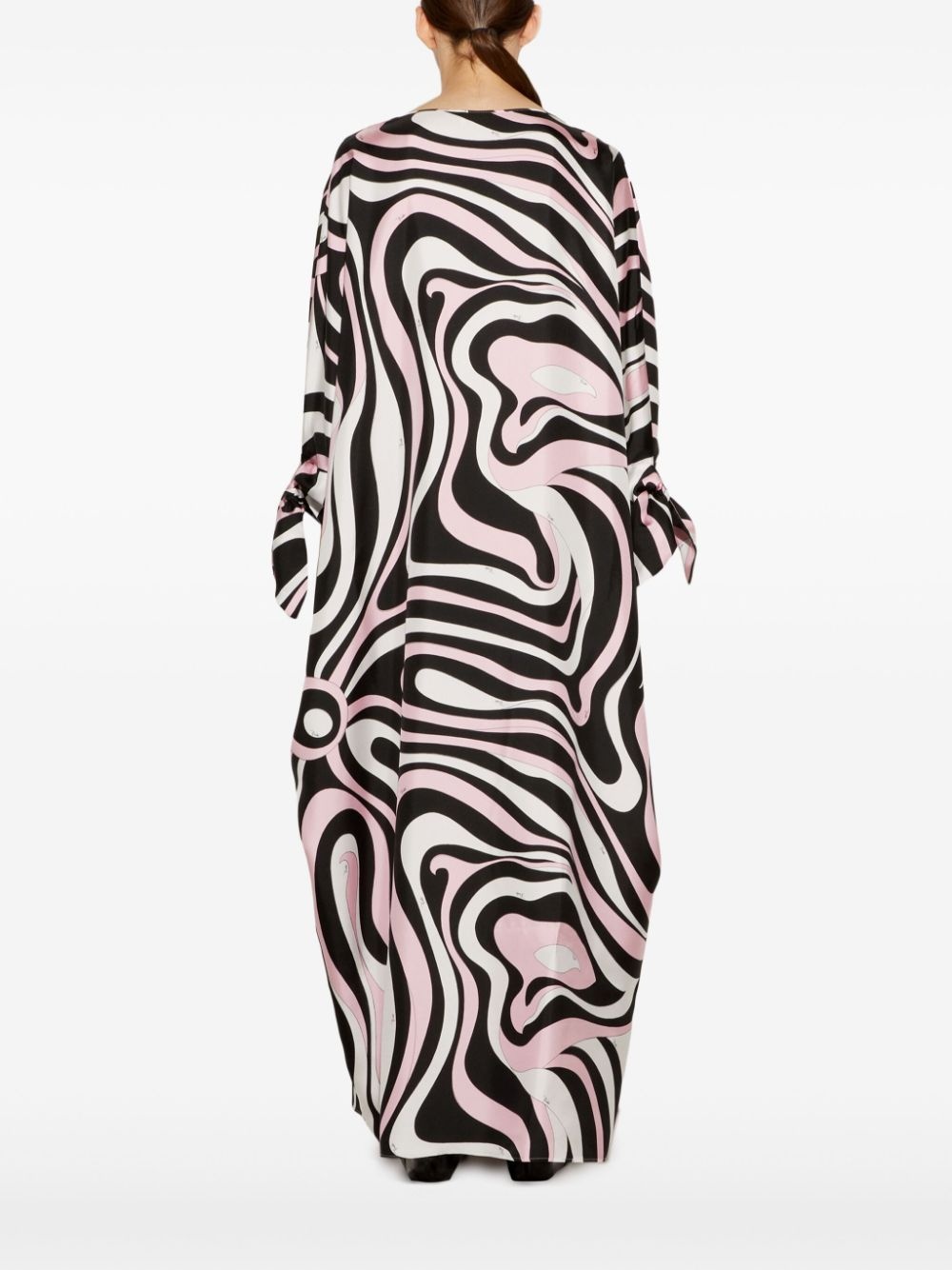abstract-pattern print maxi dress - 4