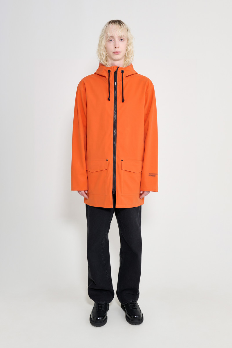 Stockholm Patch Raincoat Pumpkin 1