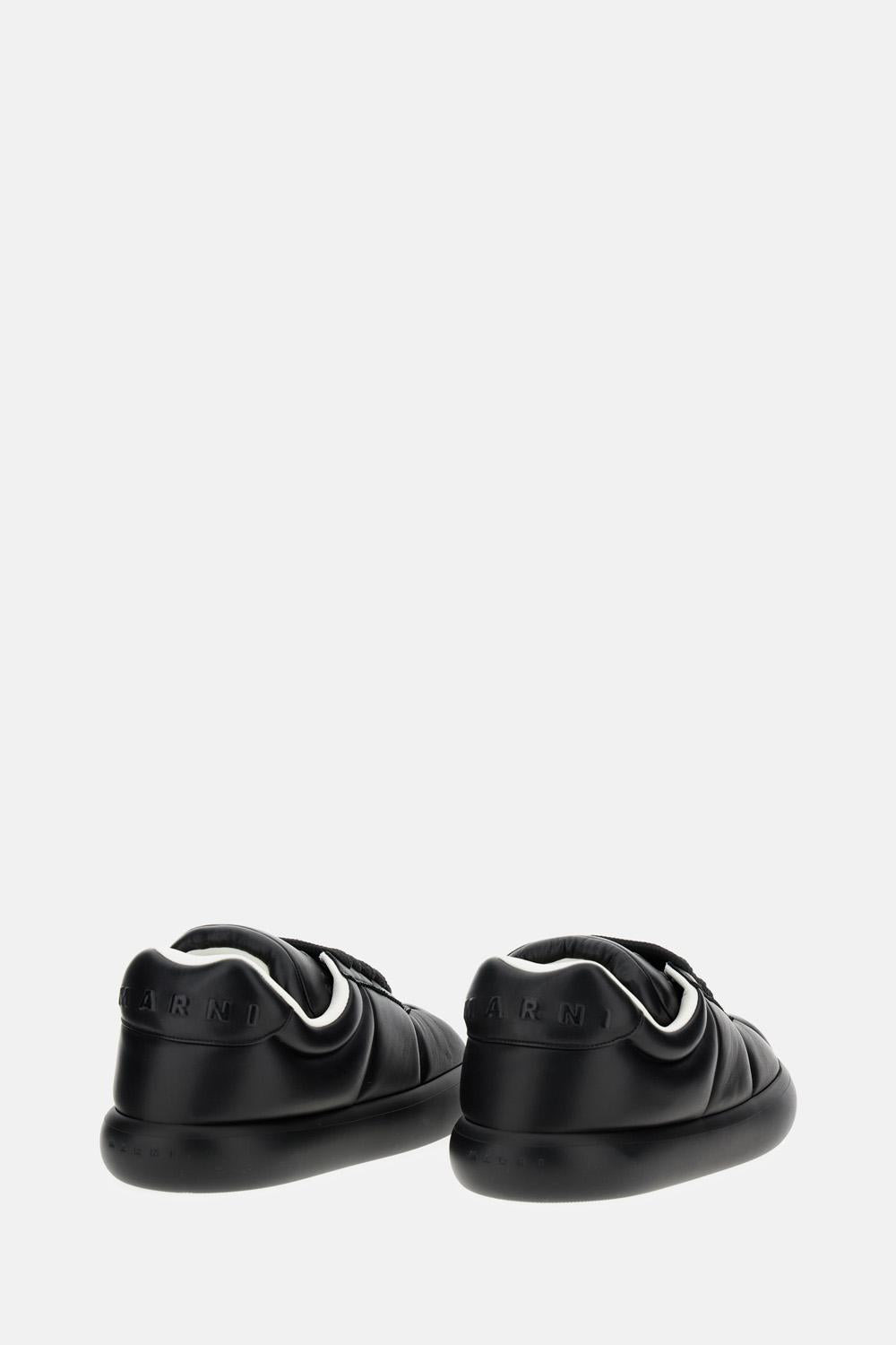 PUFFY LOW-TOP LACE-UP SNEAKER - 3