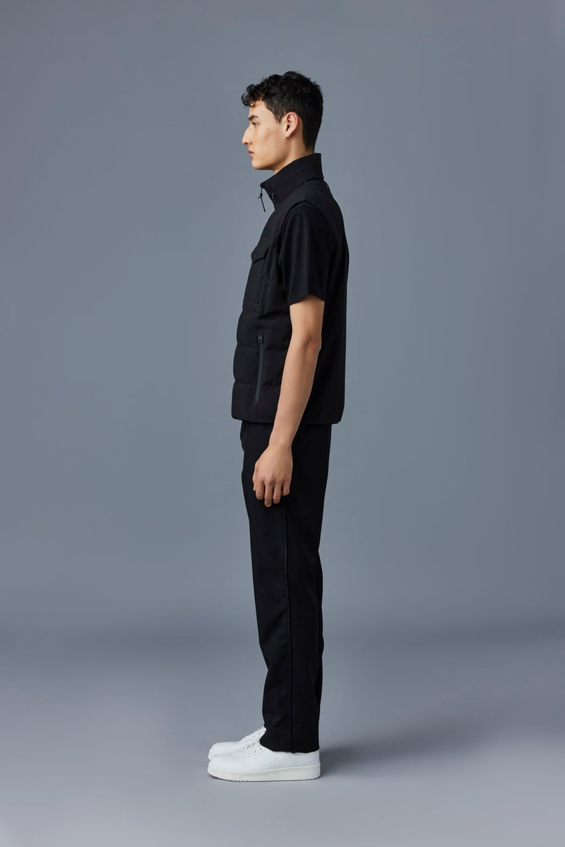 HANK Flex tech down vest with packable hood 3