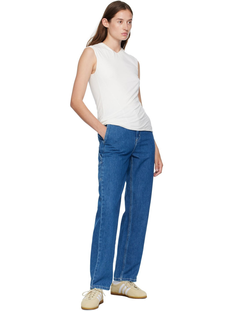 Carhartt Blue Pierce Straight Jeans outlook