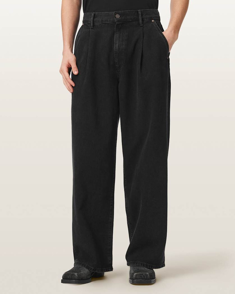 ALLSAINTS DAZE PLEATED WIDE LEG JEANS outlook