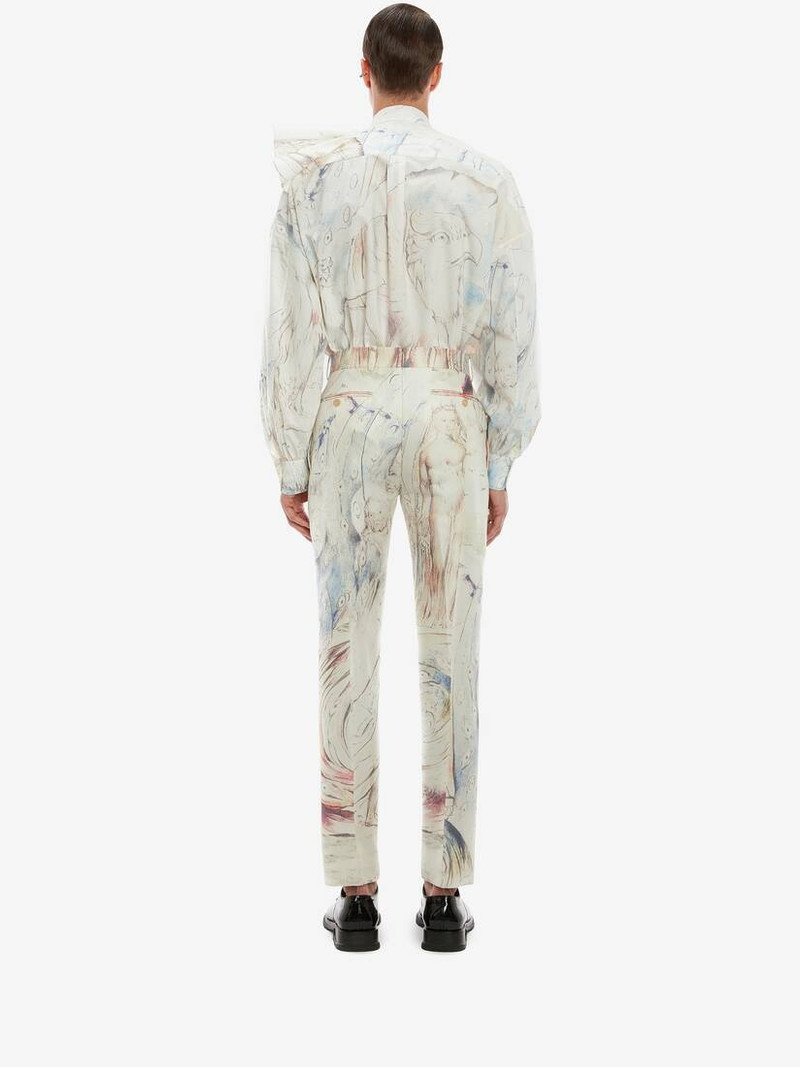 Blake Illustration Dante Ruffle Shirt in Multicolor 4