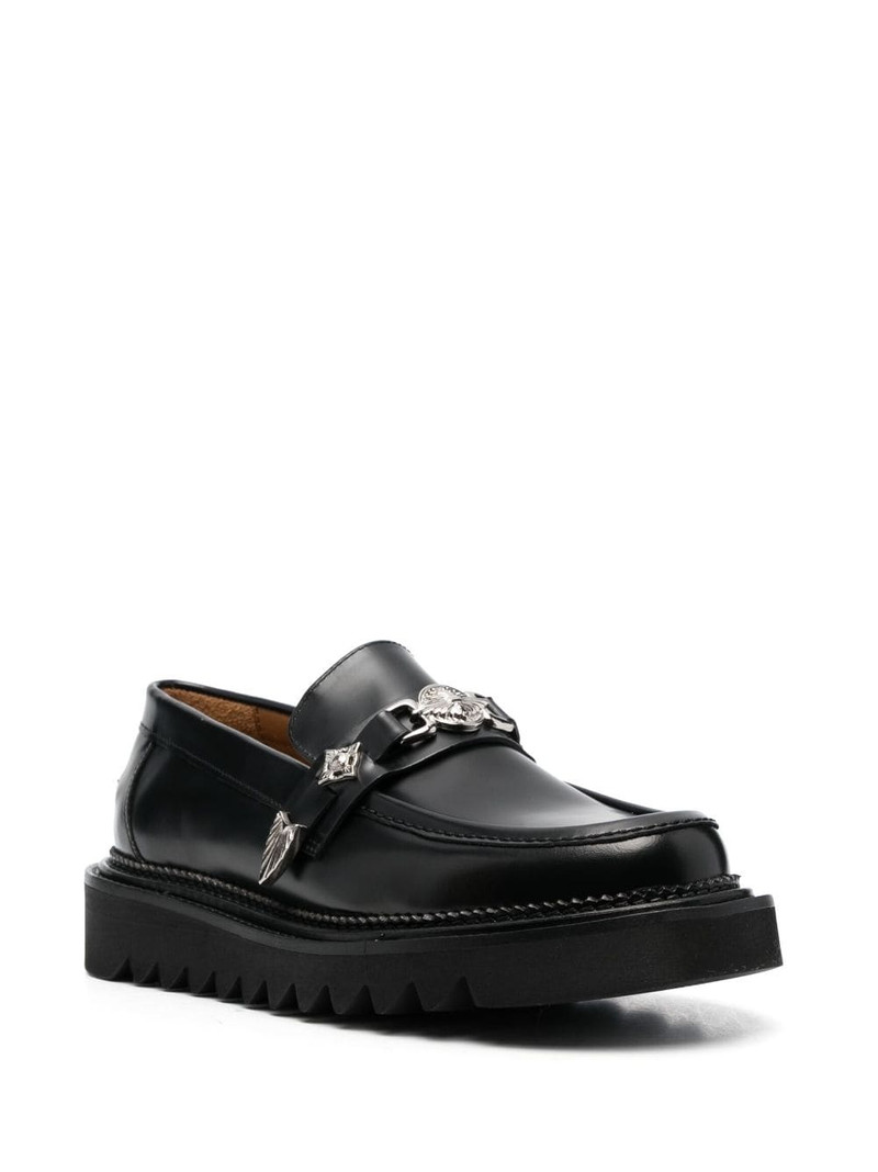 TOGA VIRILIS chunky leather loafers outlook