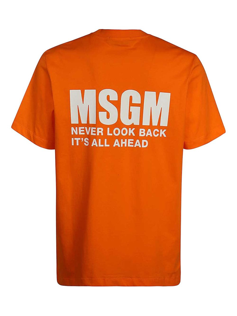 MSGM logo-print cotton T-shirt outlook