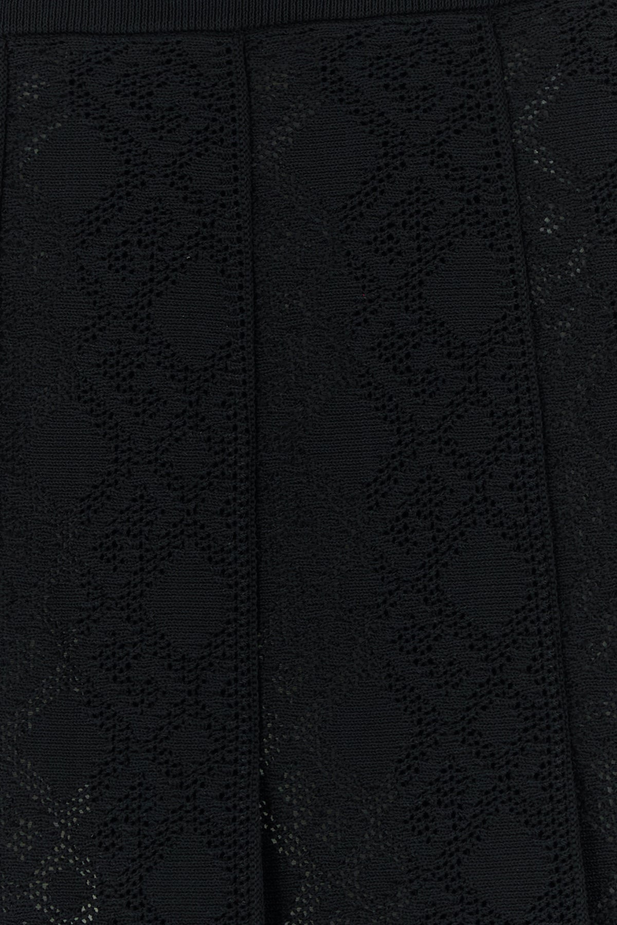 Black viscose blend skirt - 3