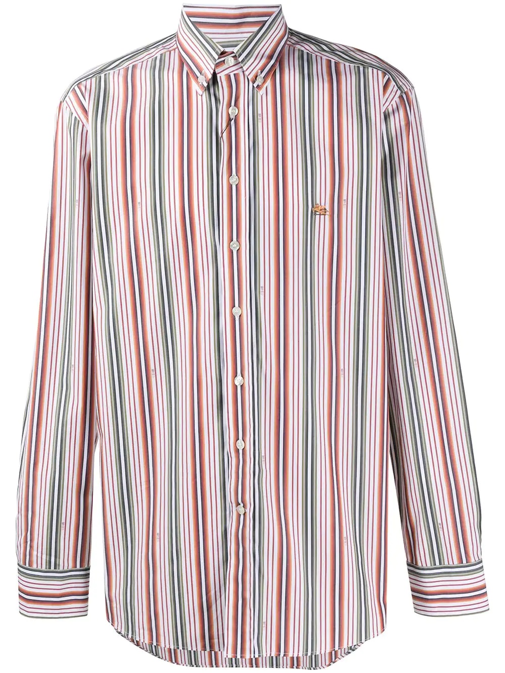 striped cotton shirt - 1