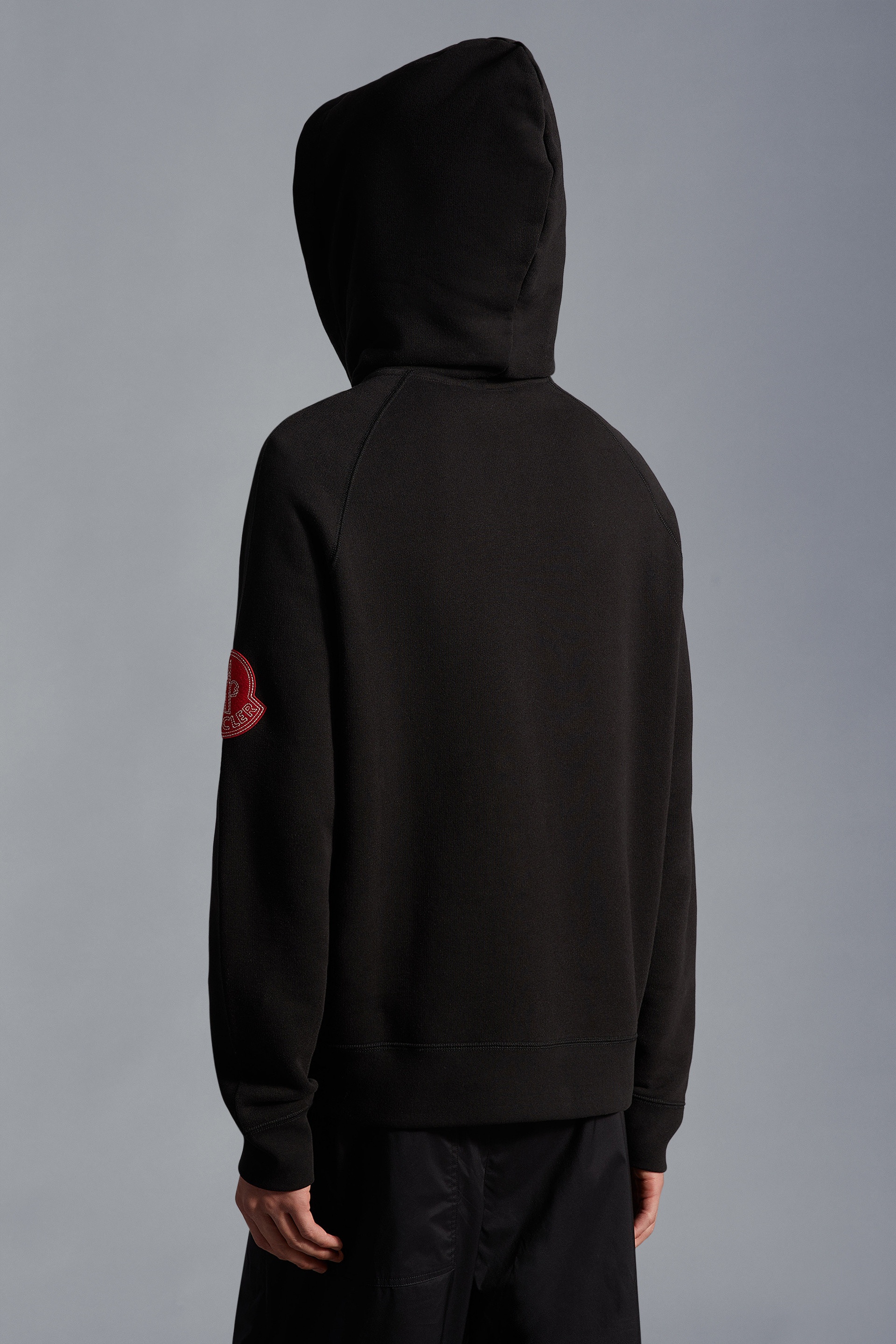 MONCLER｜HOOD/ZIP-UP (8G00010 8098U 999) Moncler Zip up hoodie | BLACK | SEVENSTORE