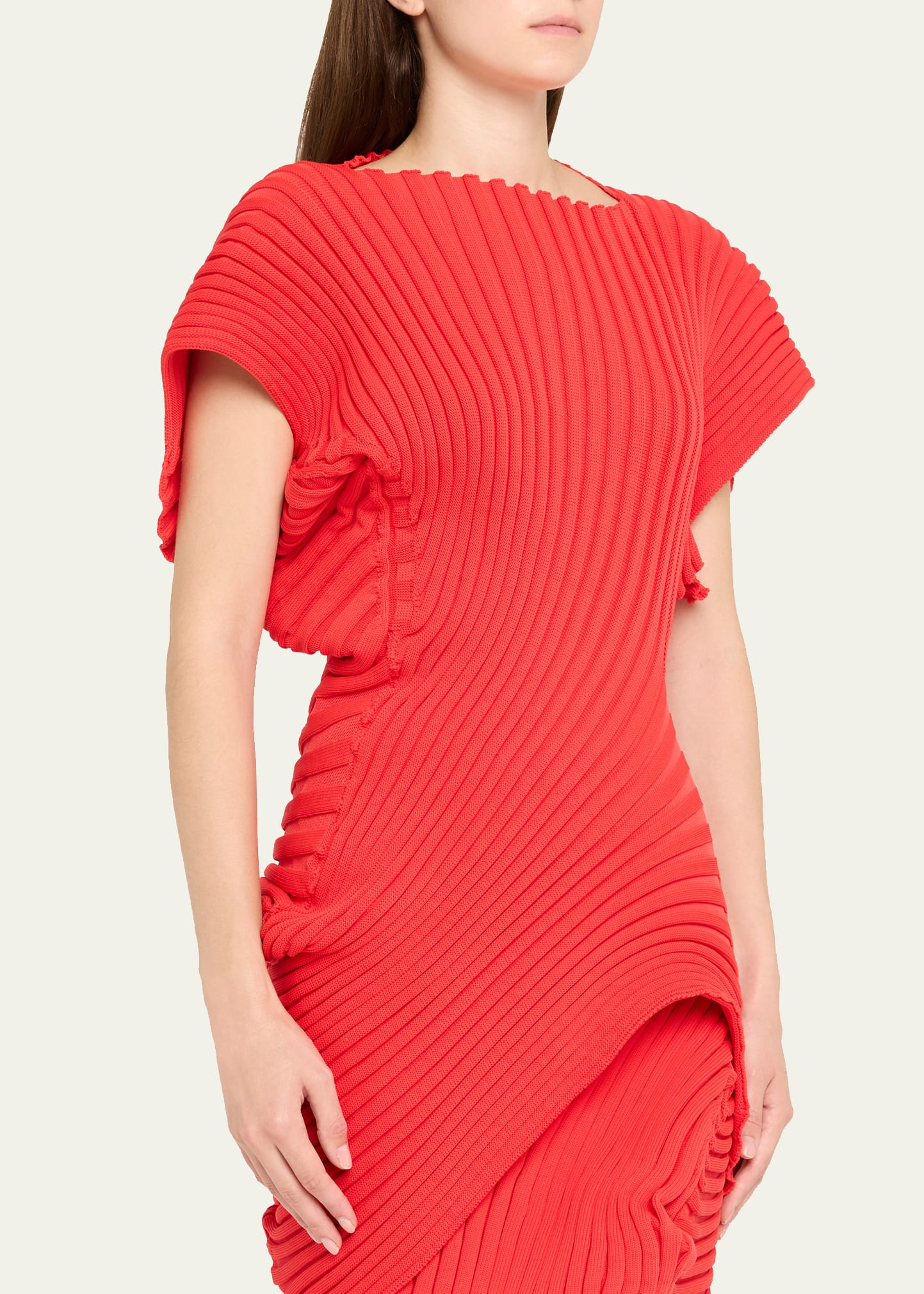 Knit As It Is Short-Sleeve Top - 4
