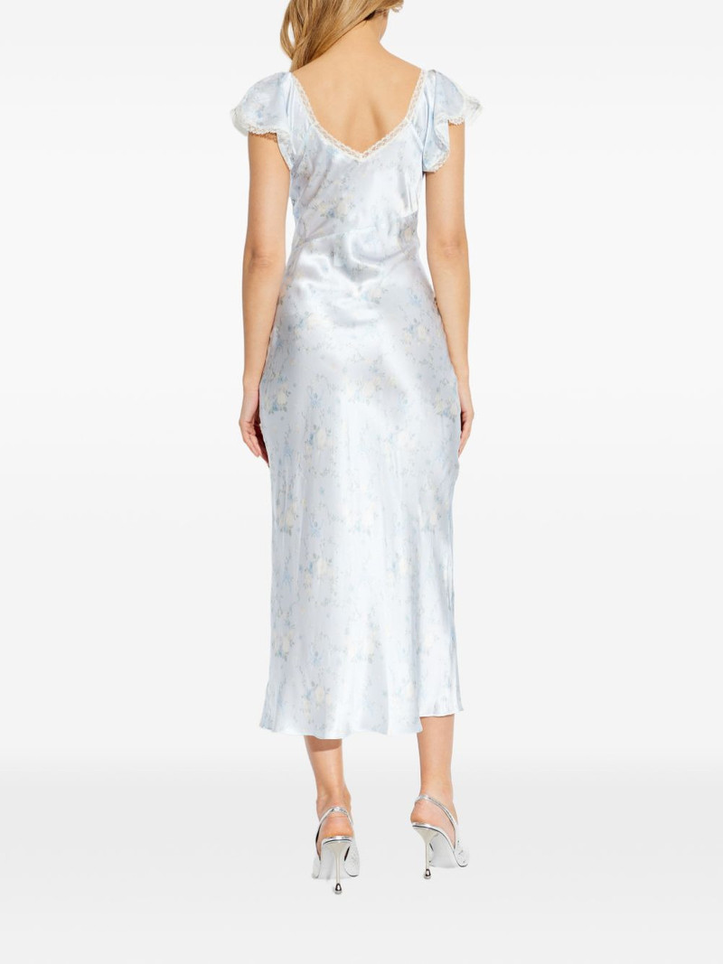 Eline lace floral-print maxi dress 4