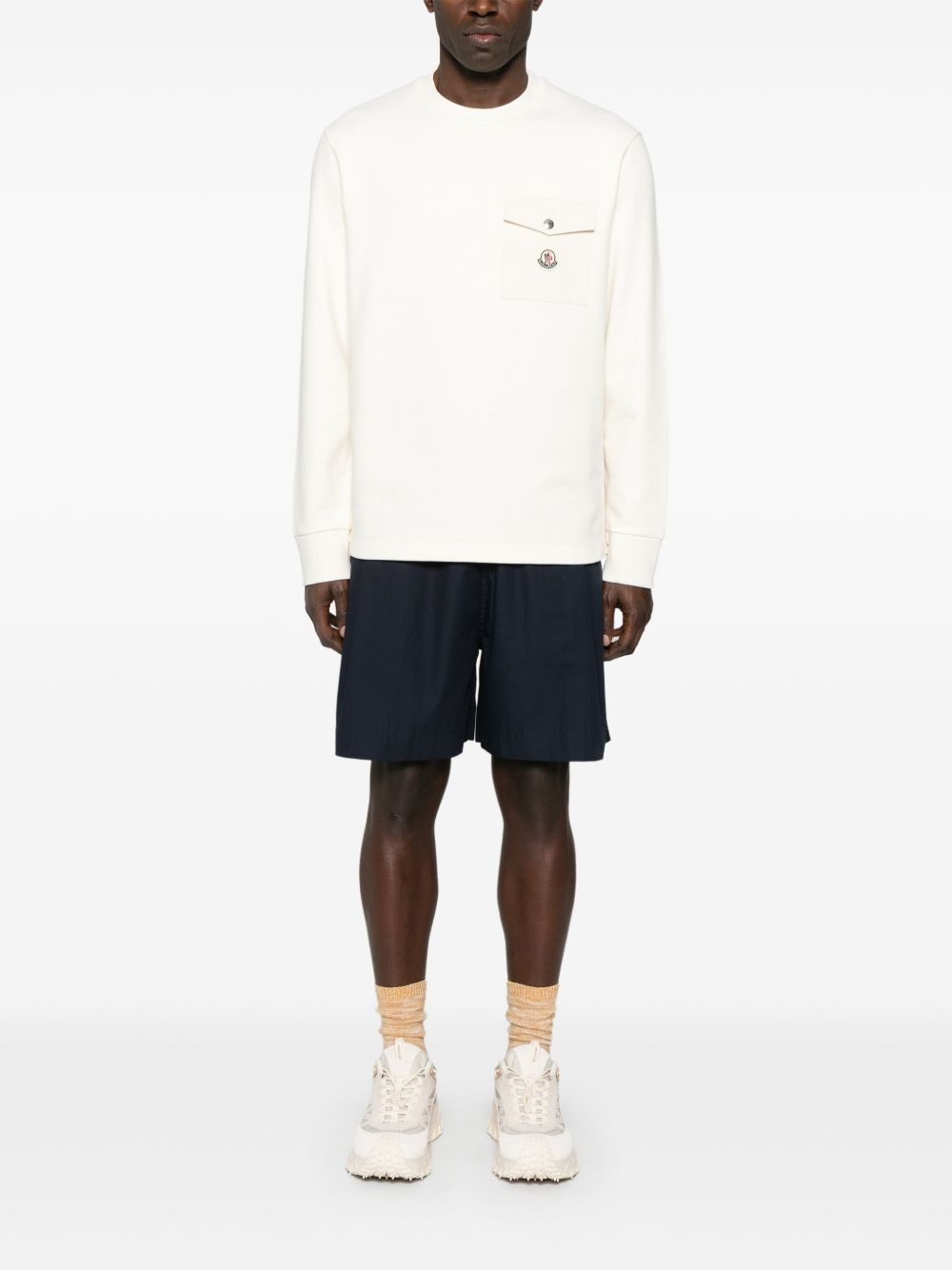 logo-patch sweatshirt - 2
