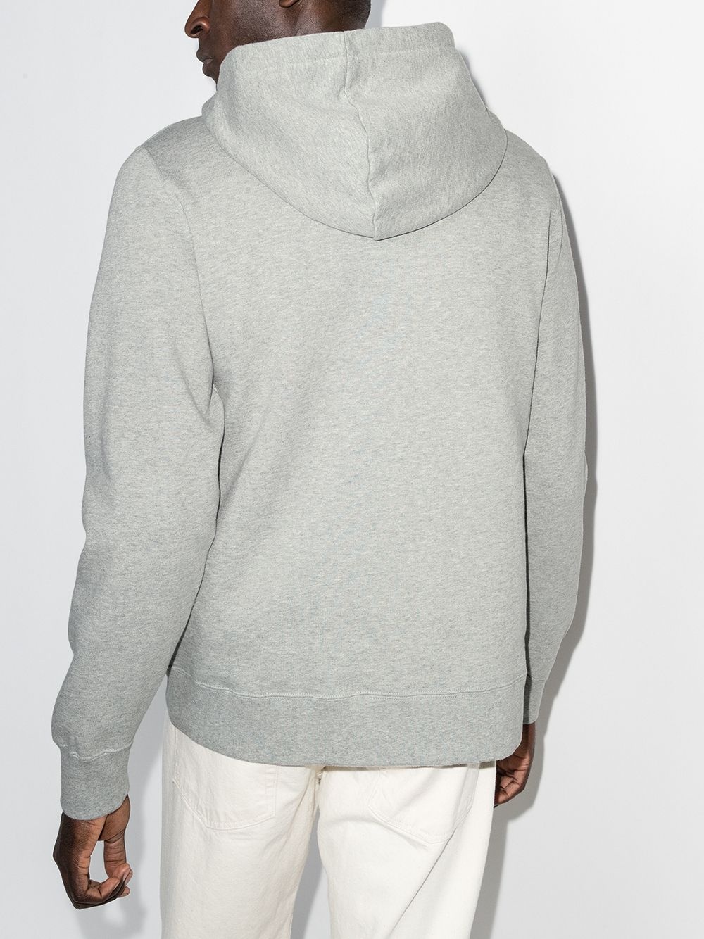 Ian logo embroidered hoodie - 3