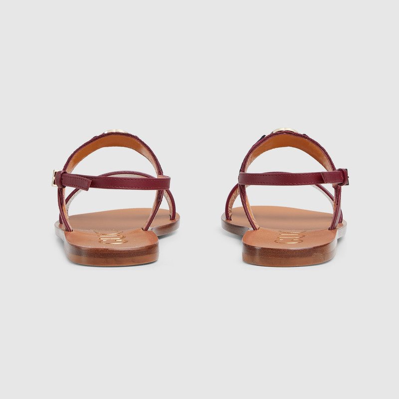 GUCCI Women's sandal with Interlocking G and Web outlook