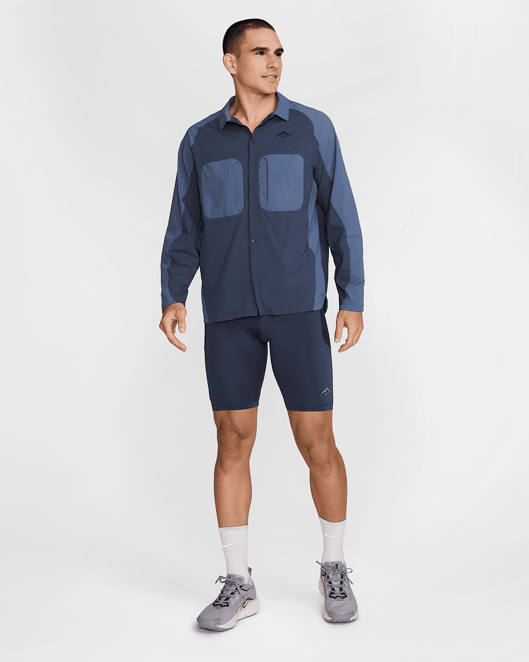 Nike Trail Men's Dri-FIT ADV UV Running Shirt Jacket - 9