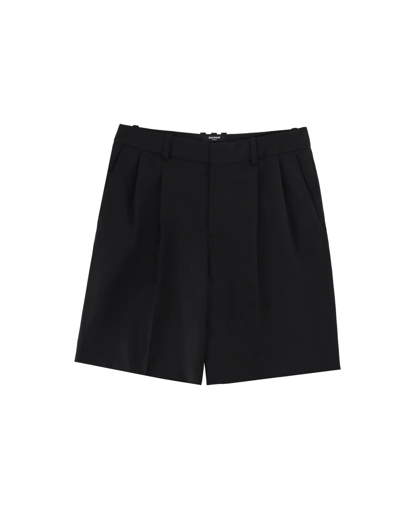Wool Tailored Shorts - 1