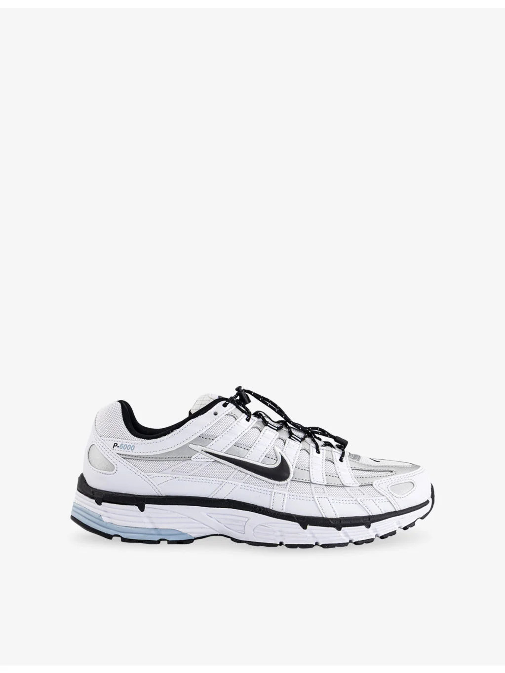 P-6000 Leather and Mesh Trainers - 1