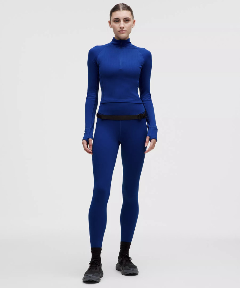 lululemon It's Rulu Ribbed Cropped Half Zip *Updated outlook