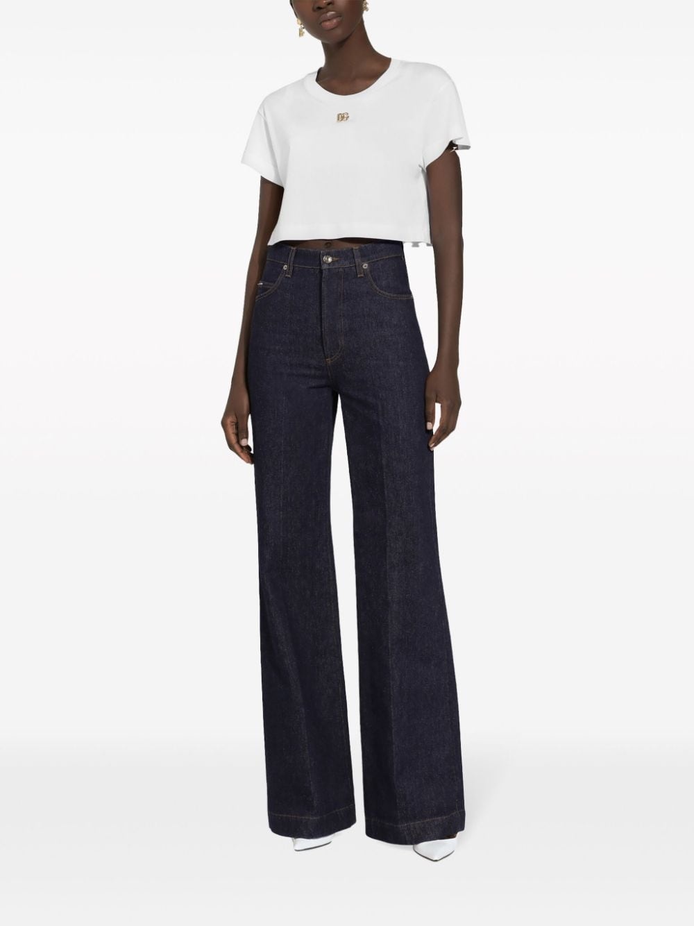 high-rise flared jeans - 3