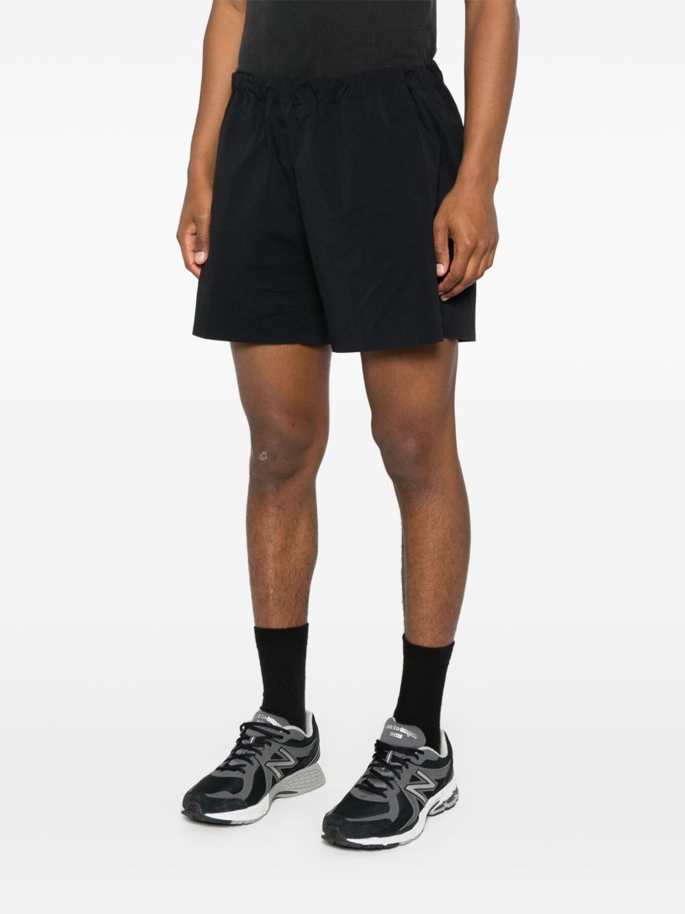 elasticated waist shorts - 3