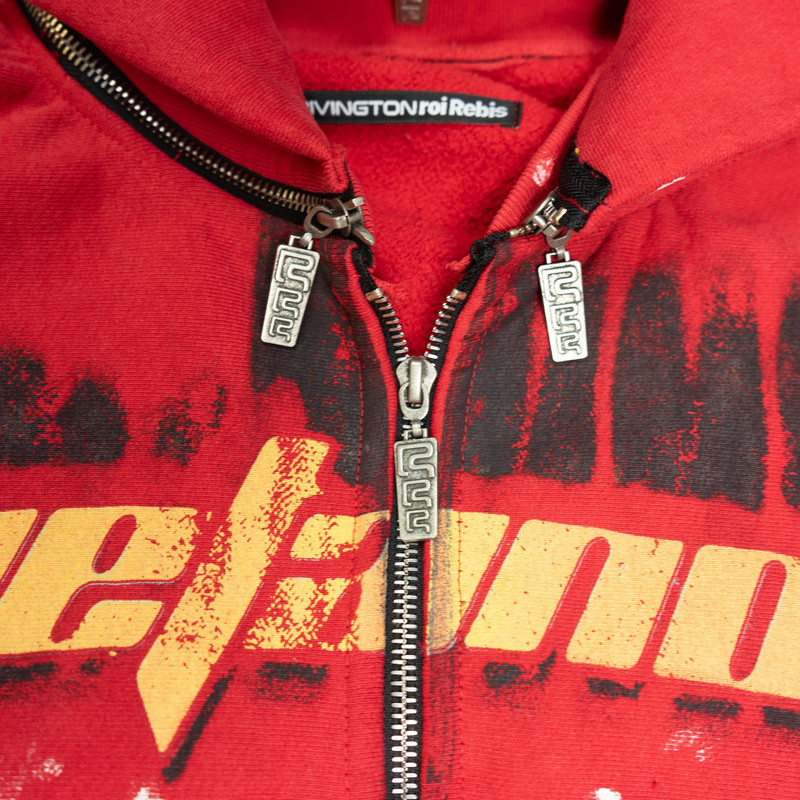 RADICAL PAPER ROSE ZIP HOODIE 3