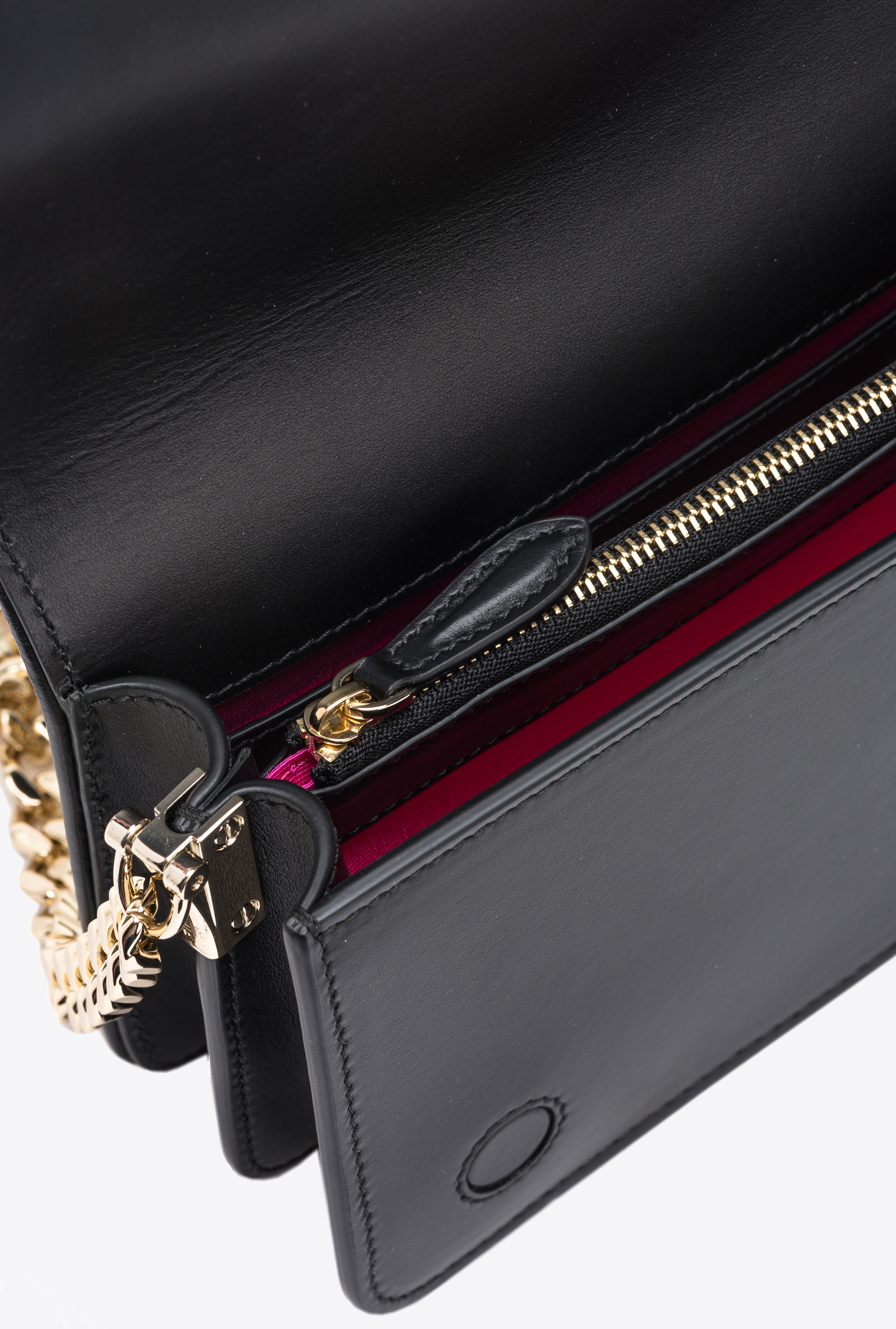 PINKO GALLERIA FULL-RHINESTONE MINI LOVE BAG CLICK - 7